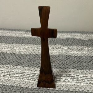 Beautiful, imported, hand made wooden Cross.